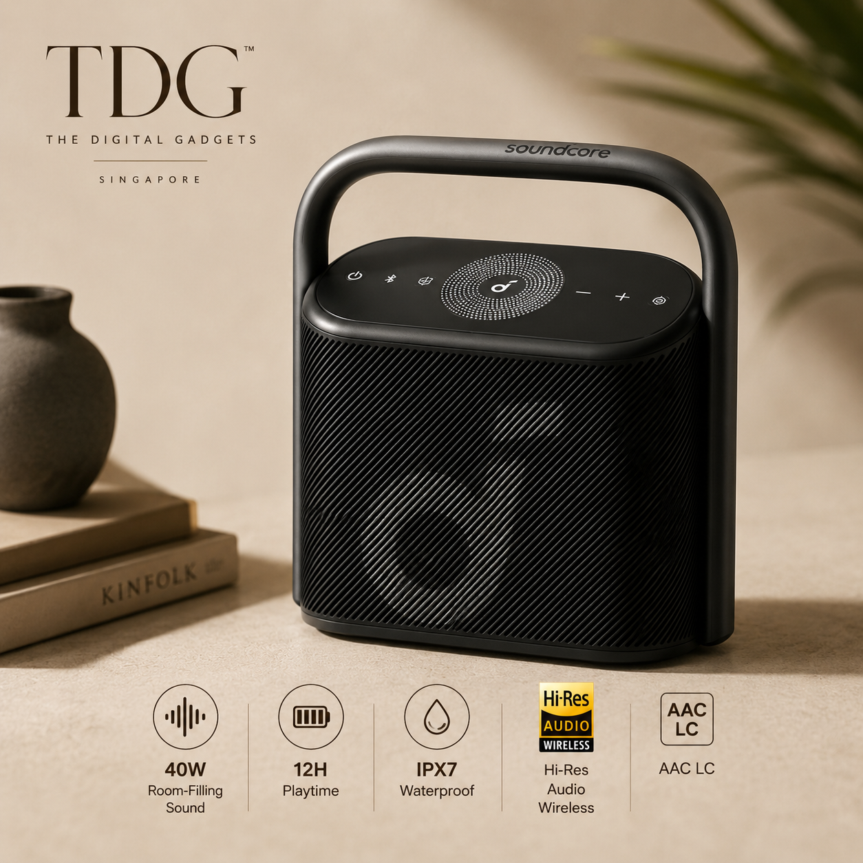 Anker Soundcore Motion X500 Speaker, Black