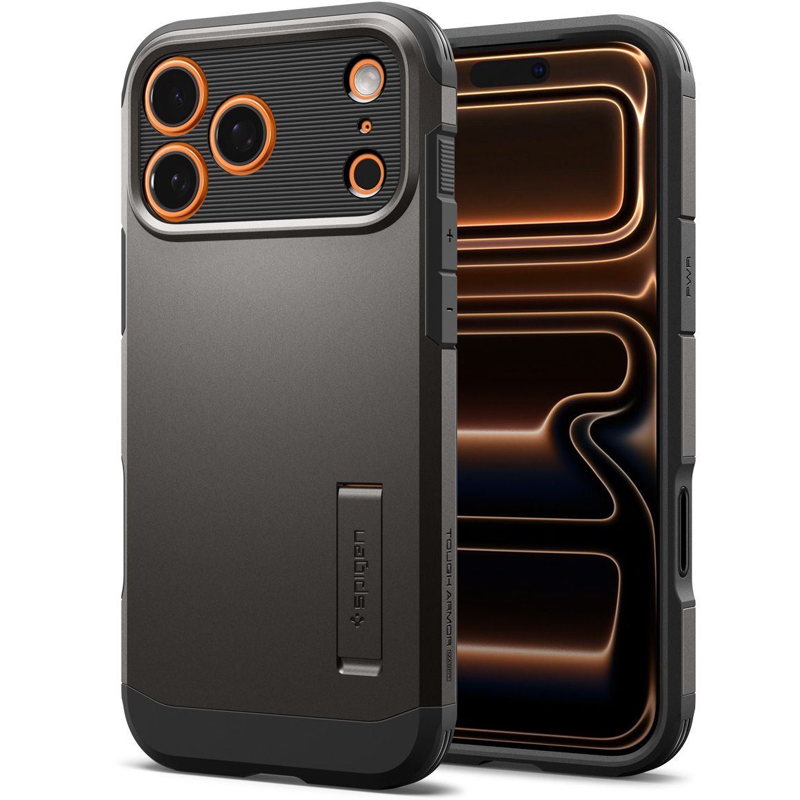 Spigen iPhone 17 Pro Max Tough Armor Case, Gunmetal