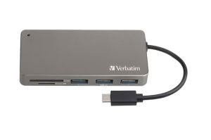 Verbatim USB-C 5-Port Hub &amp; Card Reader USB 3.2