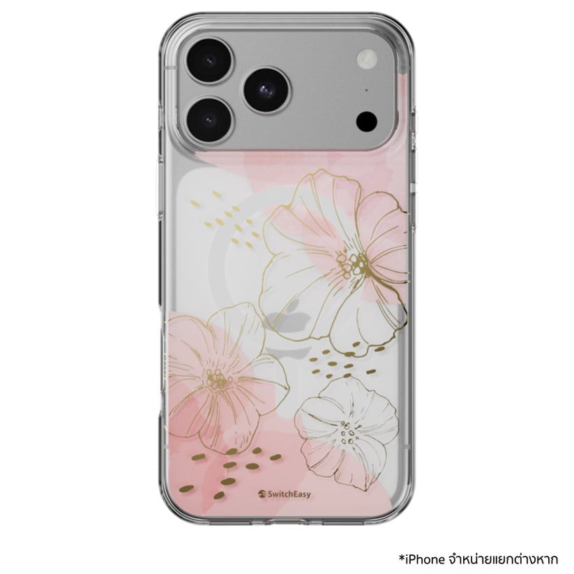 SwitchEasy Fleur M 3D Pattern Case Gold for iPhone 17 Pro Max