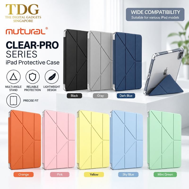 Mutural CLEAR-PRO Series iPad Protective Case
