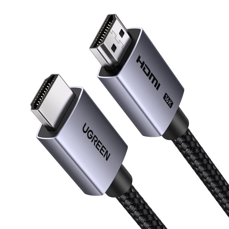 UGREEN HD186 16K 60Hz HDMI 2.2 96Gbps Braided Cable, 2M Black