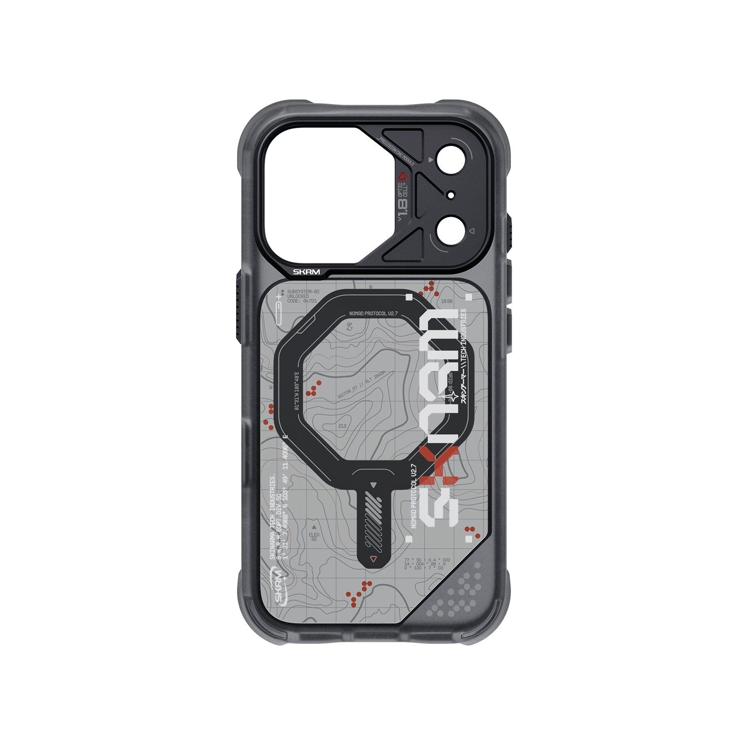 Skinarma Sonar iPhone 18 Phone Case Mag-Charge, Colour: black, Model: iPhone 18 Pro