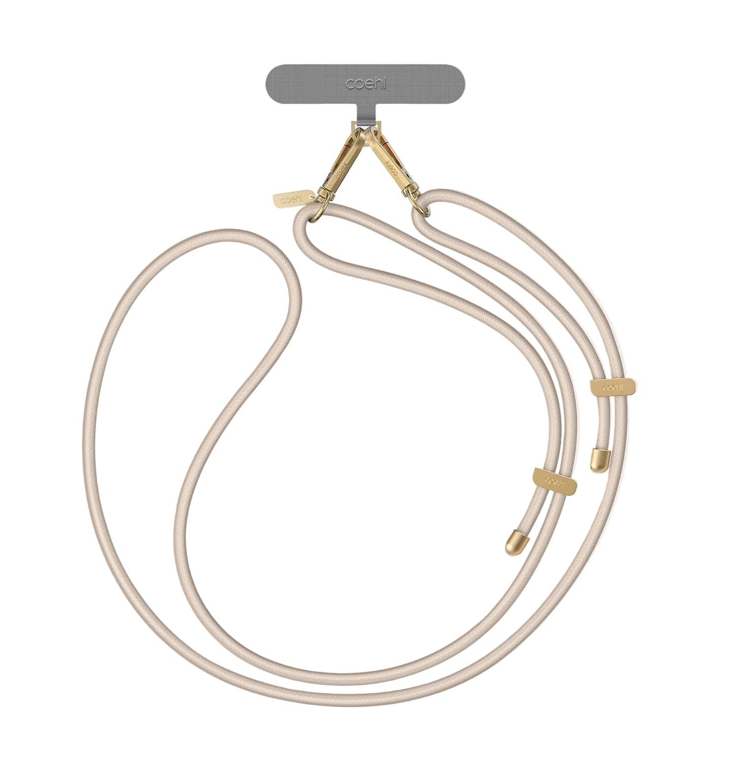 Coehl Laurel Universal Phone Case Lanyard - Ivory