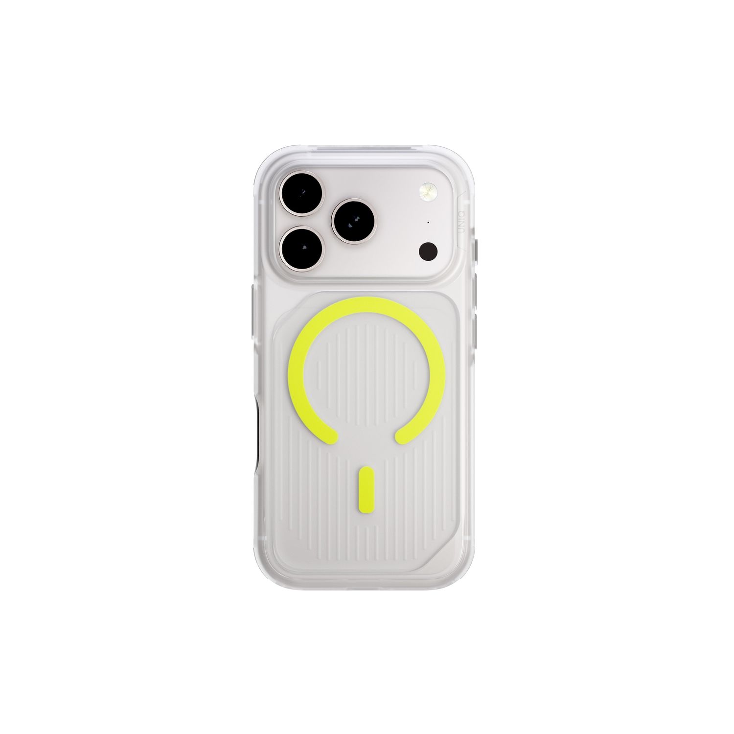 Uniq Combat Active iPhone 17 Phone Case MagClick - Clear / Lume-Lime / iPhone 17 Pro