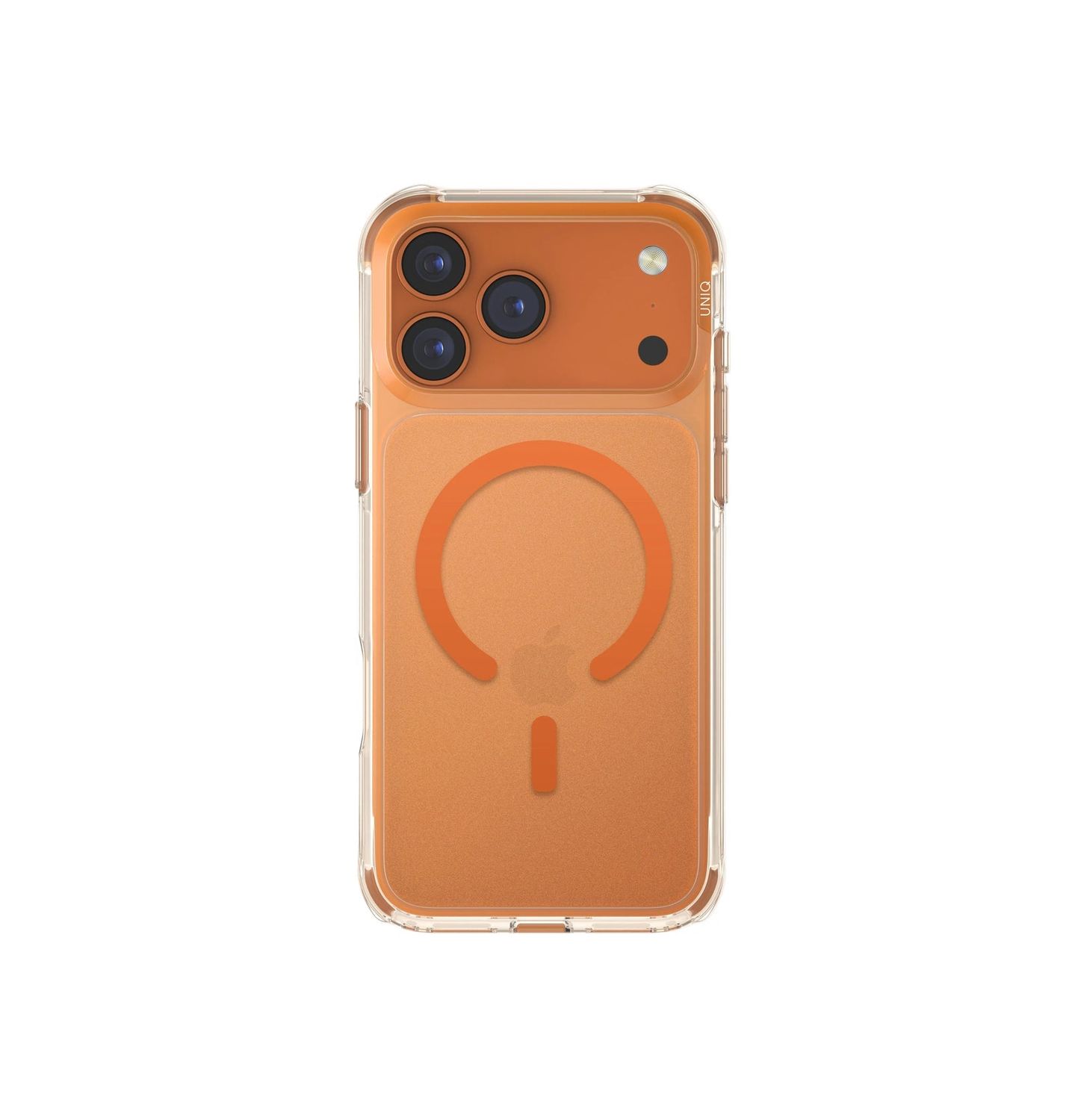Uniq Lifepro Xtreme iPhone 17 Phone Case MagClick - Frost Clear/Orange / iPhone 17 Pro
