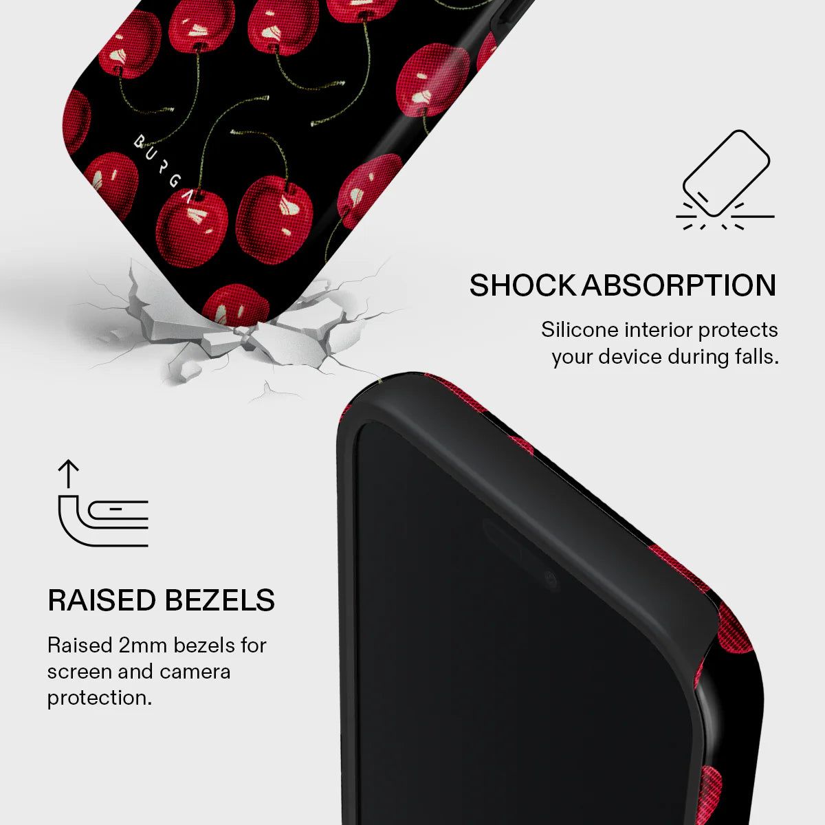 BURGA iPhone 18 / 17 Series Cherrybomb Tough MagSafe Case