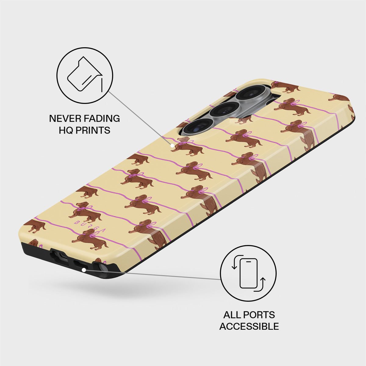 BURGA Samsung Galaxy S26 Ultra Always Late Tough MagSafe Case