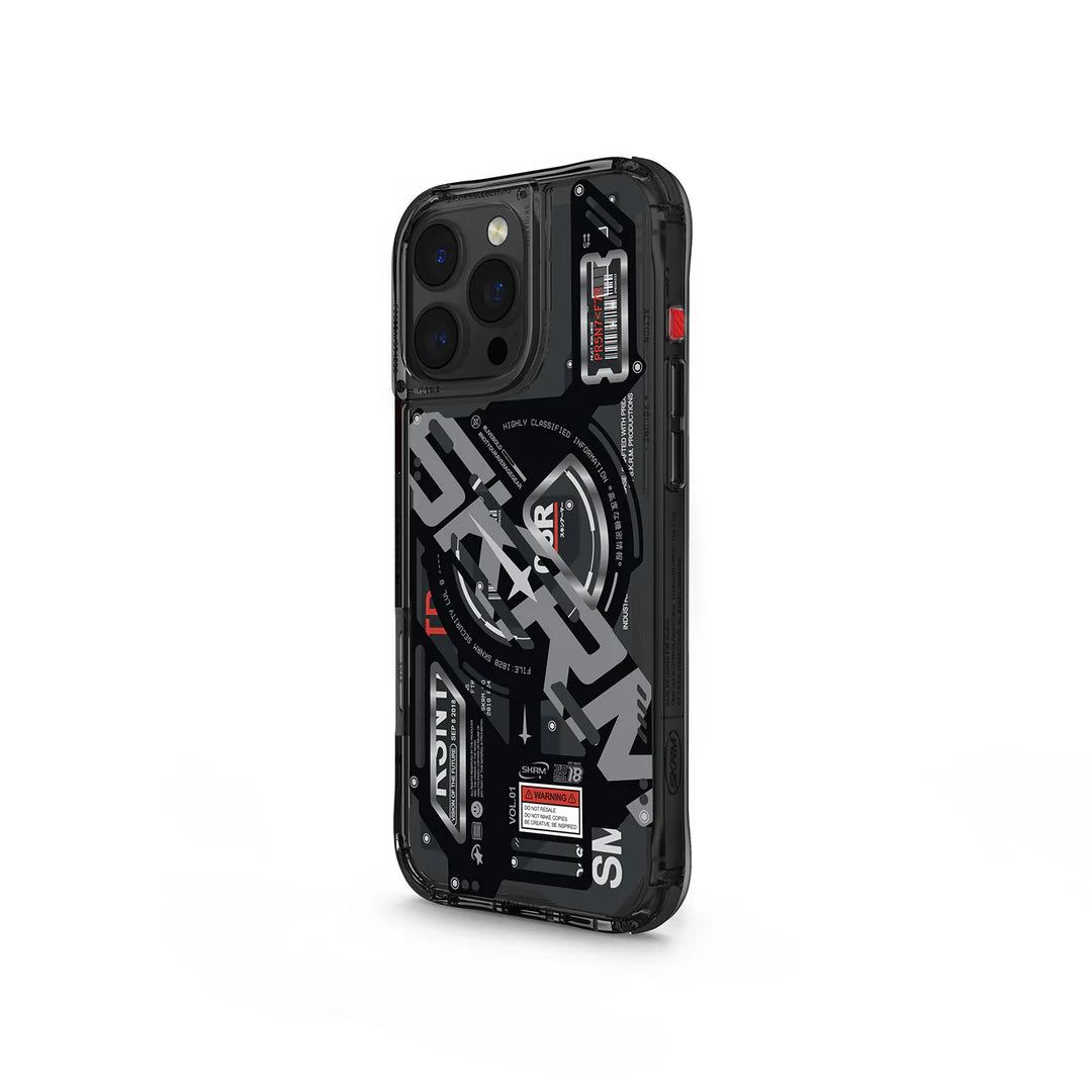 Skinarma iPhone 16 Pro Max Ekho Mag-Charge Back Case - Black