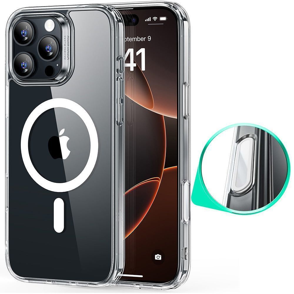 ESR iPhone 16 /16 Plus / 16 Pro / 16 Pro Max Classic Hybrid MagSafe Case with HaloLock (Camera Contr