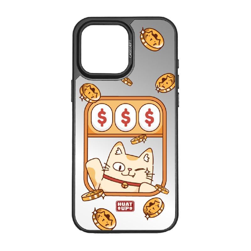 CaseDept. iPhone 16 Pro Max Mirror Case - Black Huat Up Jackpot iPhone 16 Pro Max