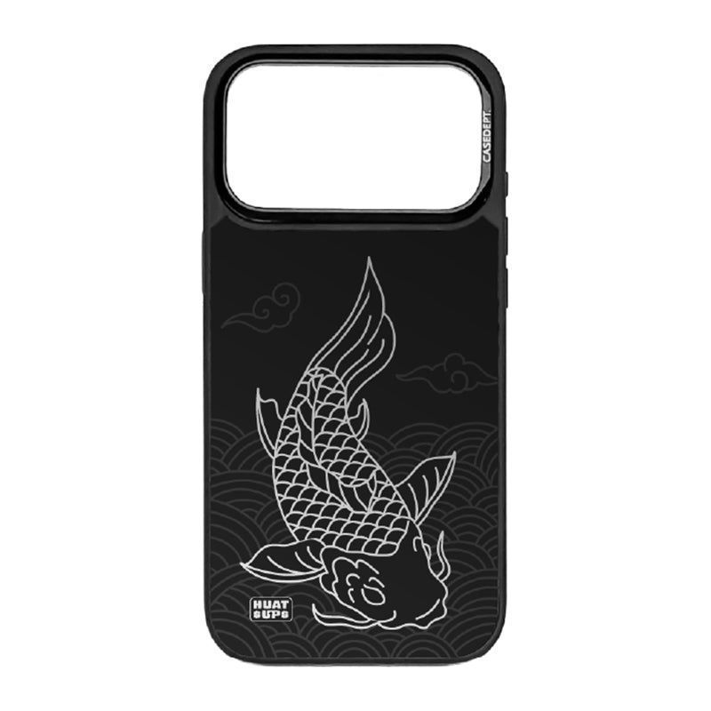 CaseDept. iPhone 17 Pro | 17 Pro Max Mirror Case - Black Huat Up Koi iPhone 17 Pro