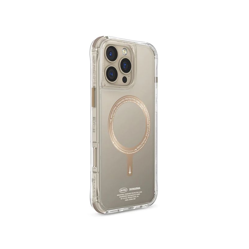 Skinarma iPhone 16 Pro Saido Prime Mag-Charge Back Case - Champagne