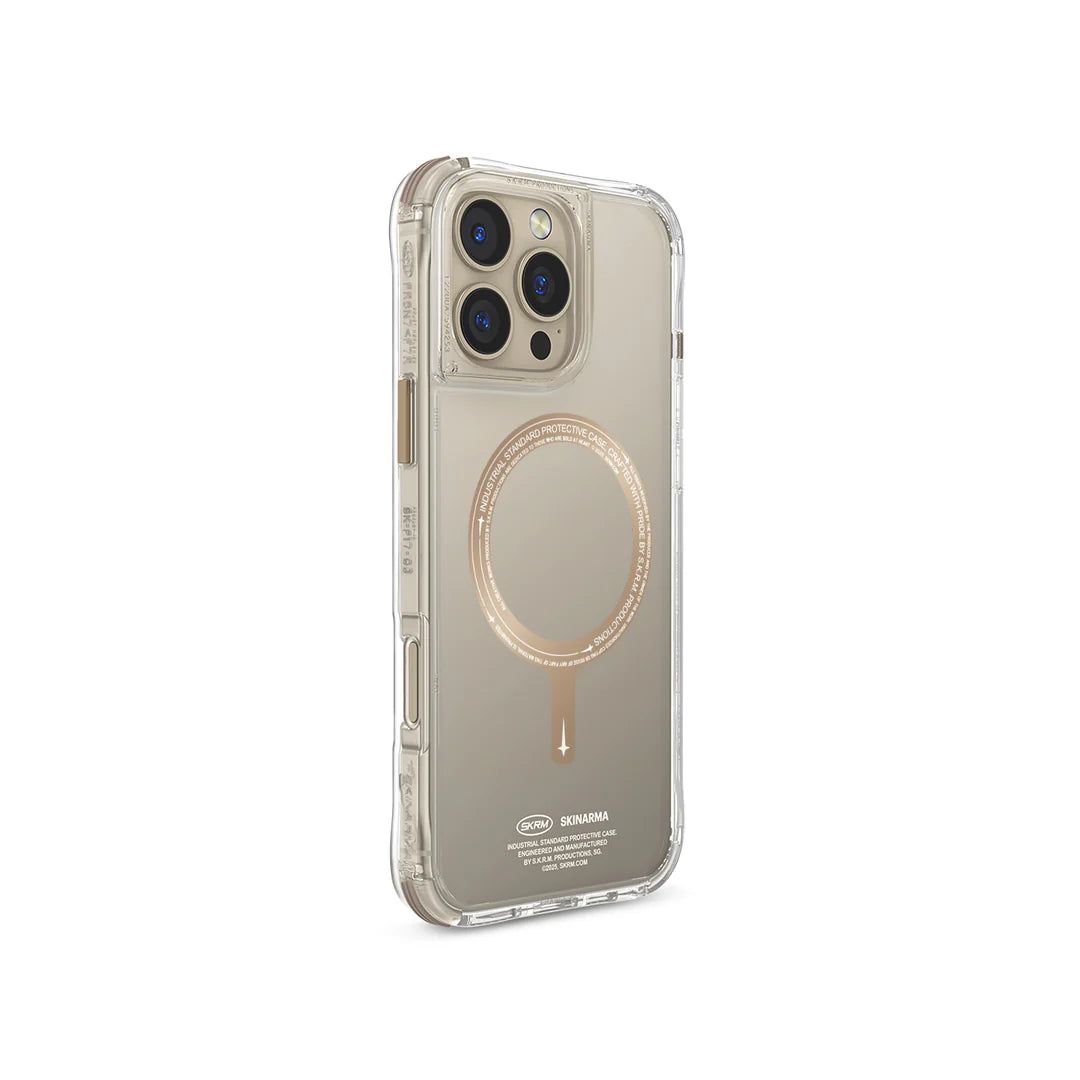 Skinarma iPhone 16 Pro Saido Prime Mag-Charge Back Case - Champagne