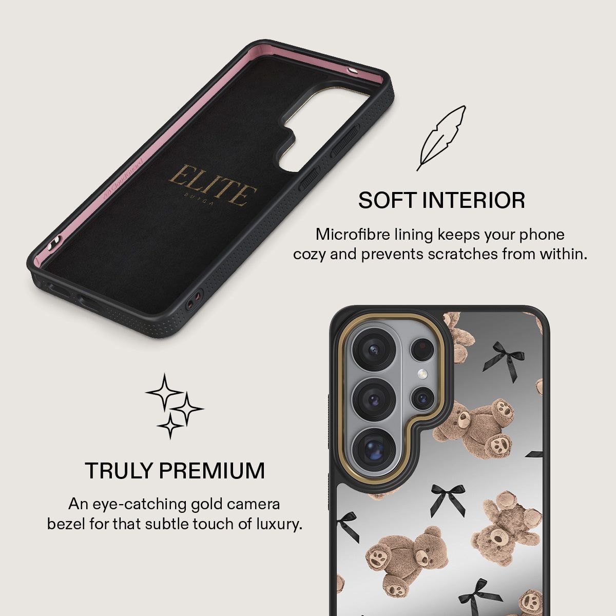 BURGA Samsung Galaxy S26 Ultra BFF Elite Mirror Gold MagSafe Case