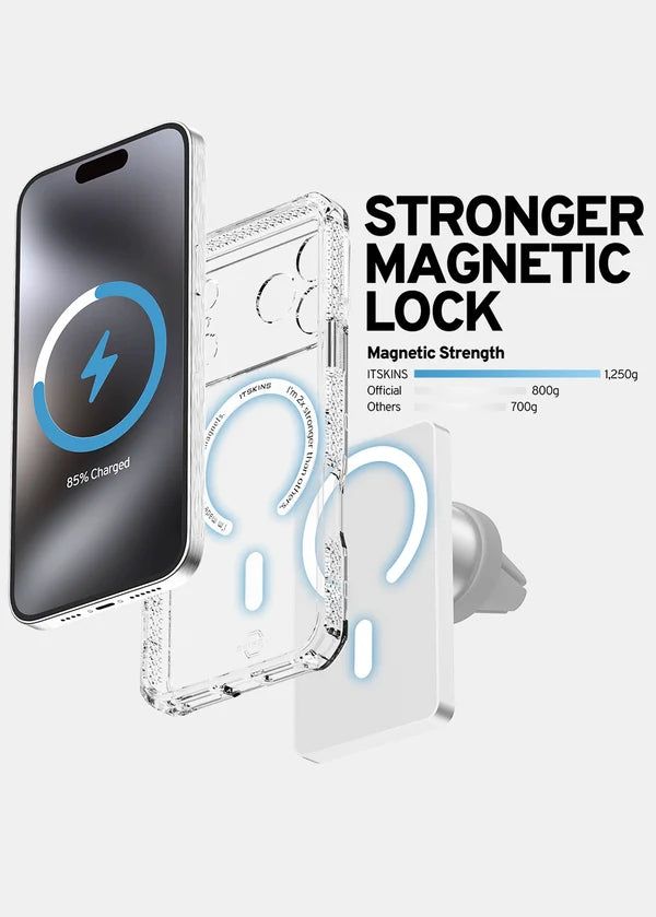 ITSKINS iPhone 17 Series Hybrid R Clear Case (MagSafe Compatible)
