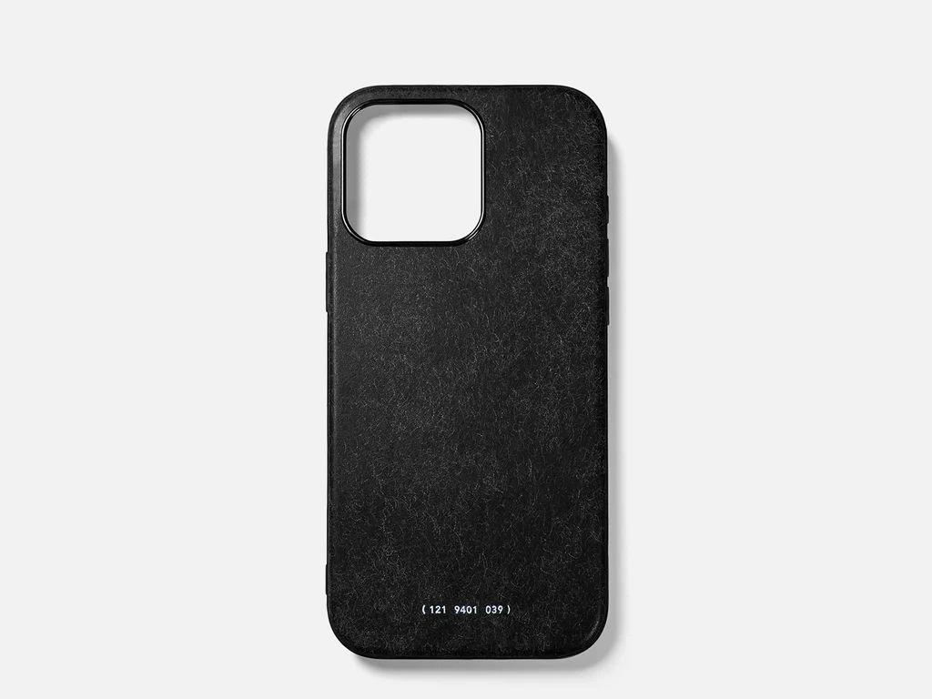 Grams(28) 121 MagSafe Leather Case for iPhone 16 Series Snowflake Black / iPhone 16 Pro