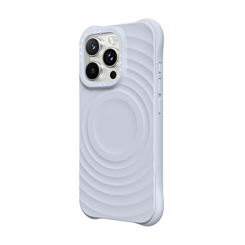 CASETiFY Magsafe The Ripple Case for iPhone 15 Pro Max - Periwinkle Blue