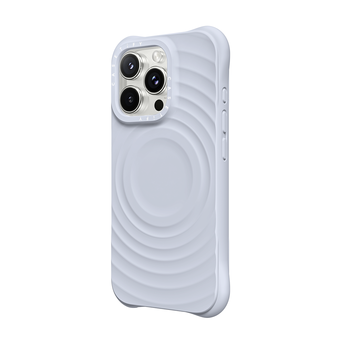 CASETiFY Magsafe The Ripple Case for iPhone 15 Pro Max - Periwinkle Blue