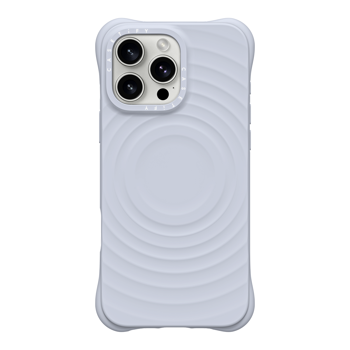 CASETiFY Magsafe The Ripple Case for iPhone 15 Pro Max - Periwinkle Blue