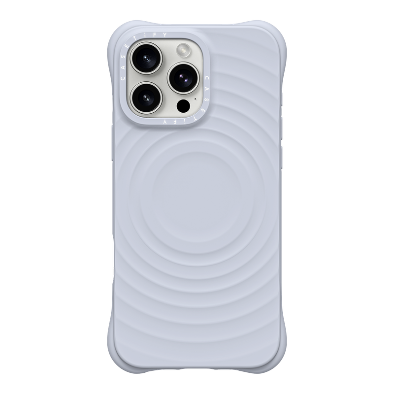 CASETiFY Magsafe The Ripple Case for iPhone 15 Pro Max - Periwinkle Blue