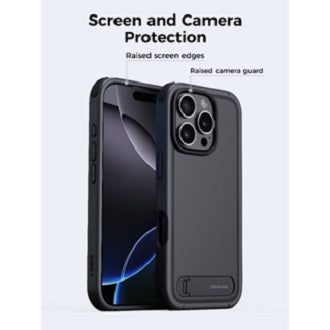 AUKEY PC-UG20 UrbanGuard Elite Magnetic Hard-Shell Case with Kickstand for iPhone 16 / 16 Plus / 16