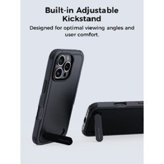 AUKEY PC-UG20 UrbanGuard Elite Magnetic Hard-Shell Case with Kickstand for iPhone 16 / 16 Plus / 16