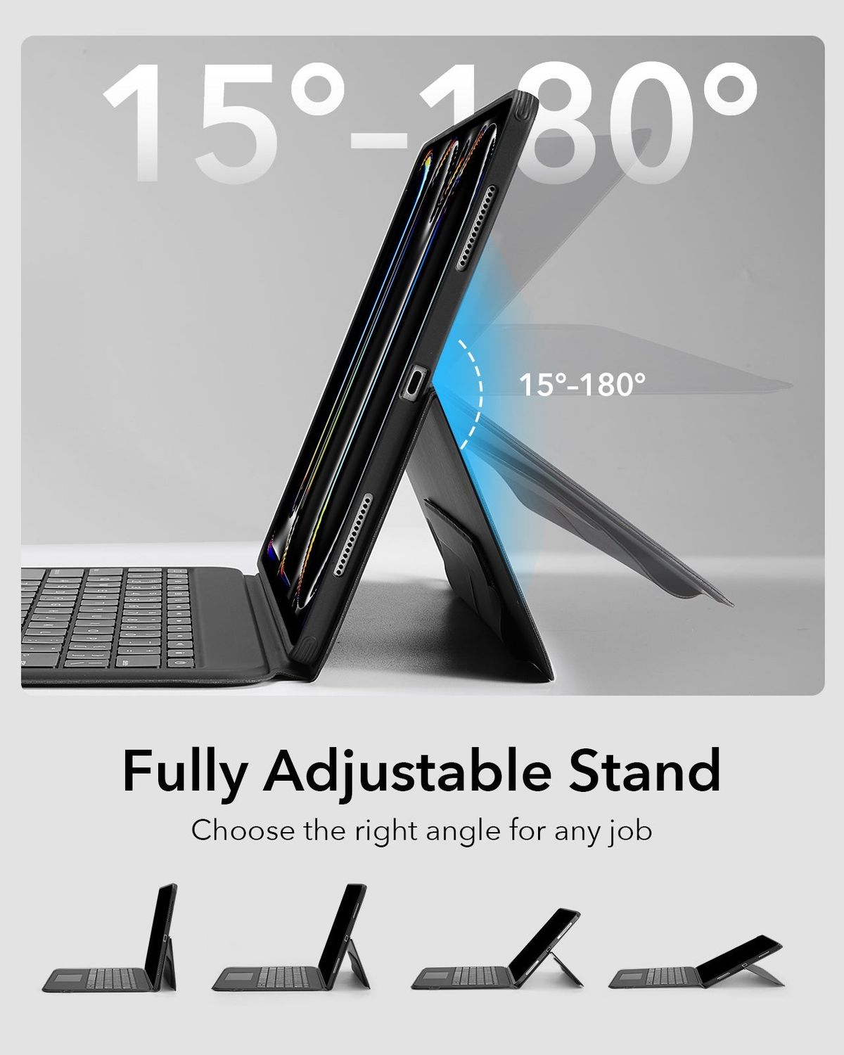 ESR iPad Pro 11" (2024/2025) Ascend Keyboard Case