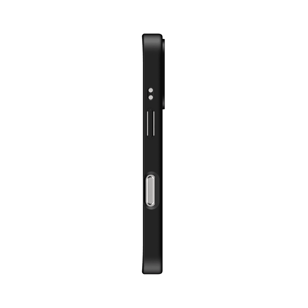 CASETiFY Magsafe Mirror Case for iPhone 16 Pro Max - Blank Silver On Black