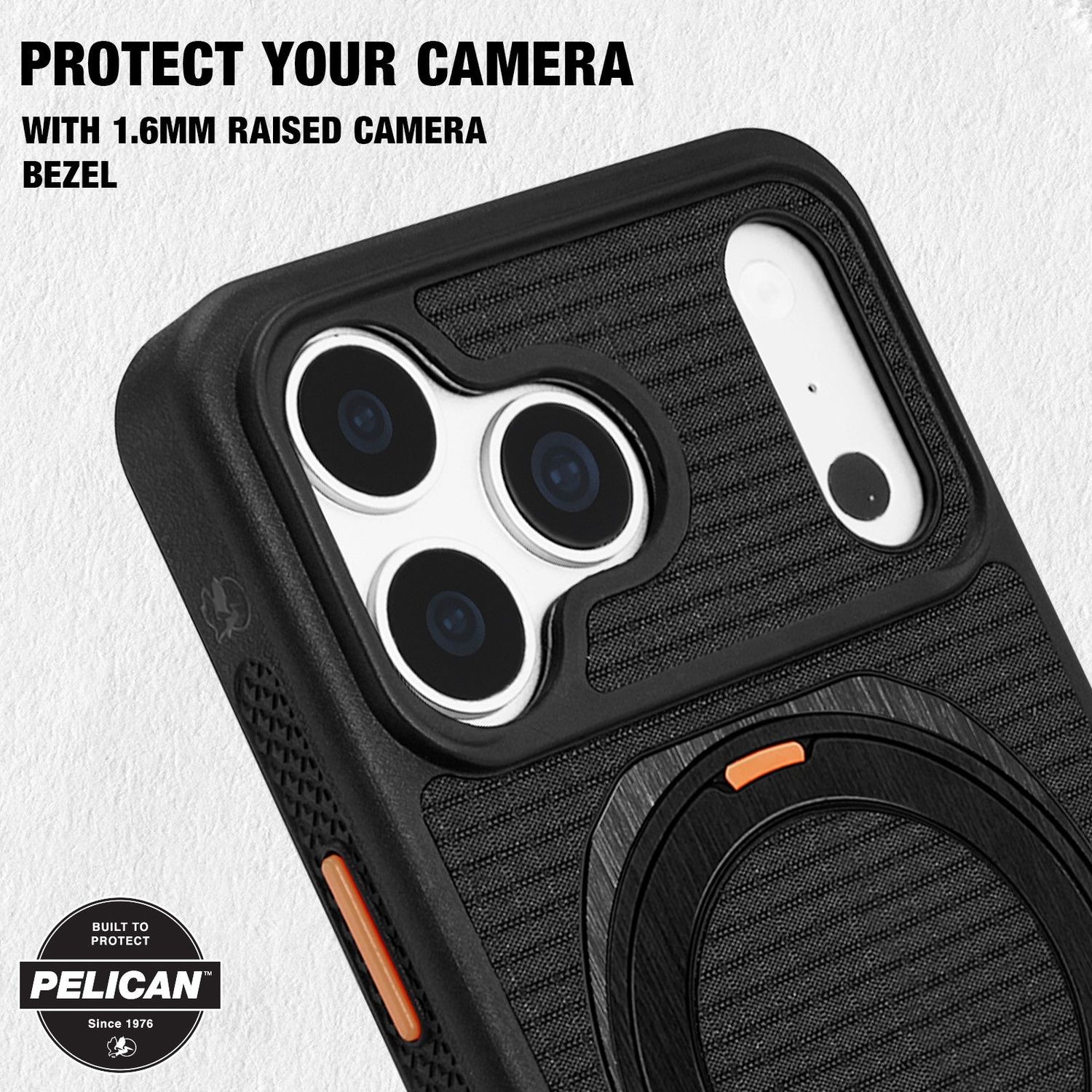 Pelican iPhone 18 /17 Pro / Pro Max Vault MagSafe Case with 360° Metal Kickstand