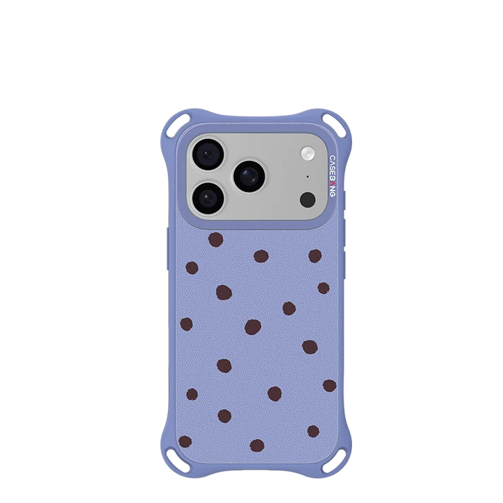 CASEBANG QuadGuard ImagiSnap Snap-On Base Case for iPhone 18 / 17 / 16 Series - Polka Dots | Base Ca