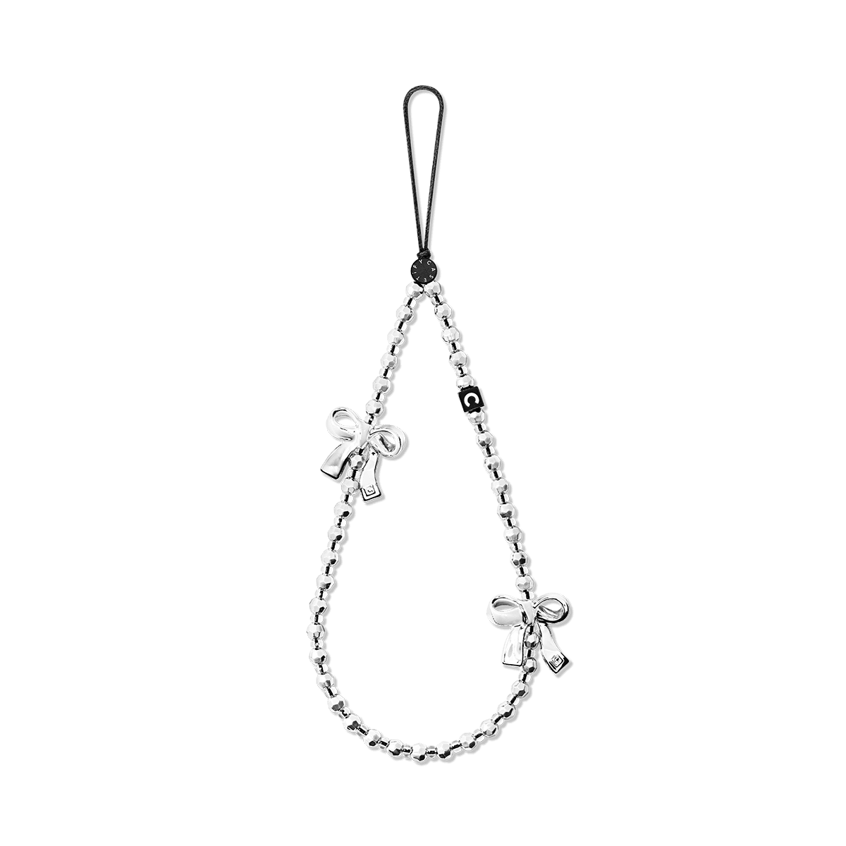 CASETiFY Phone Charm - Festive Metallic Bows