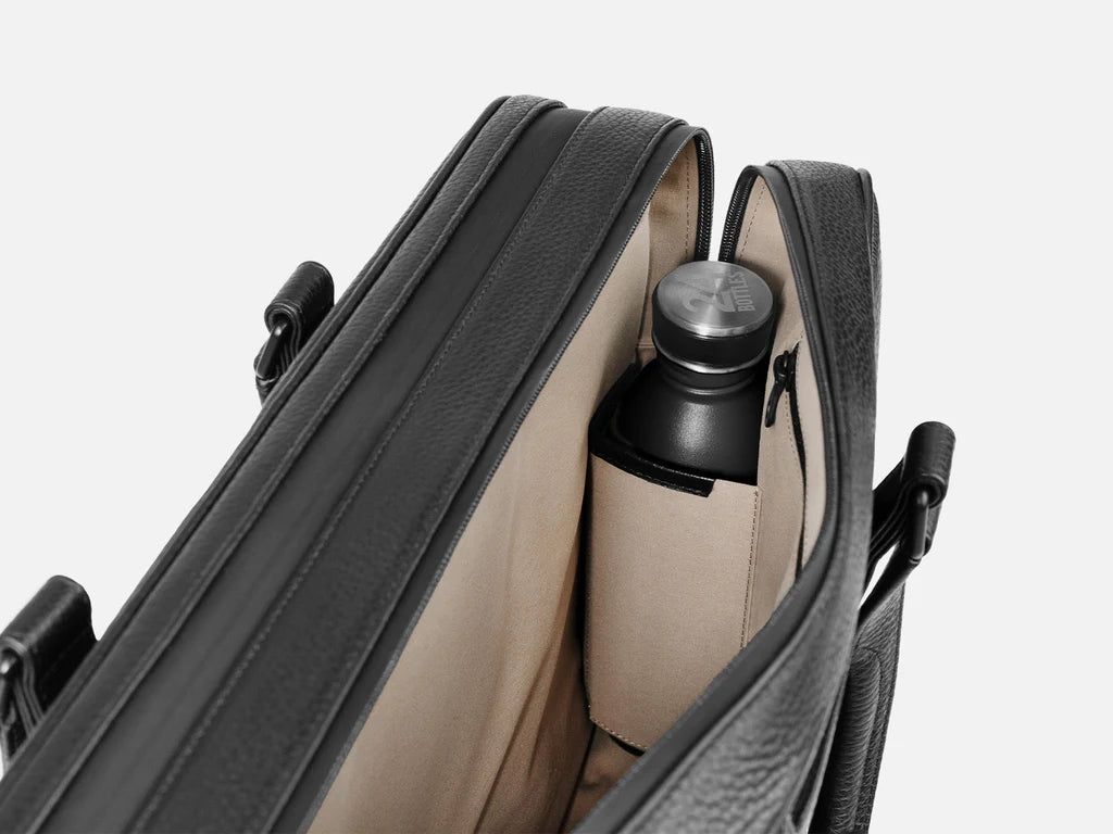 Grams(28) 177 Dual Briefcase - Pebbled Black