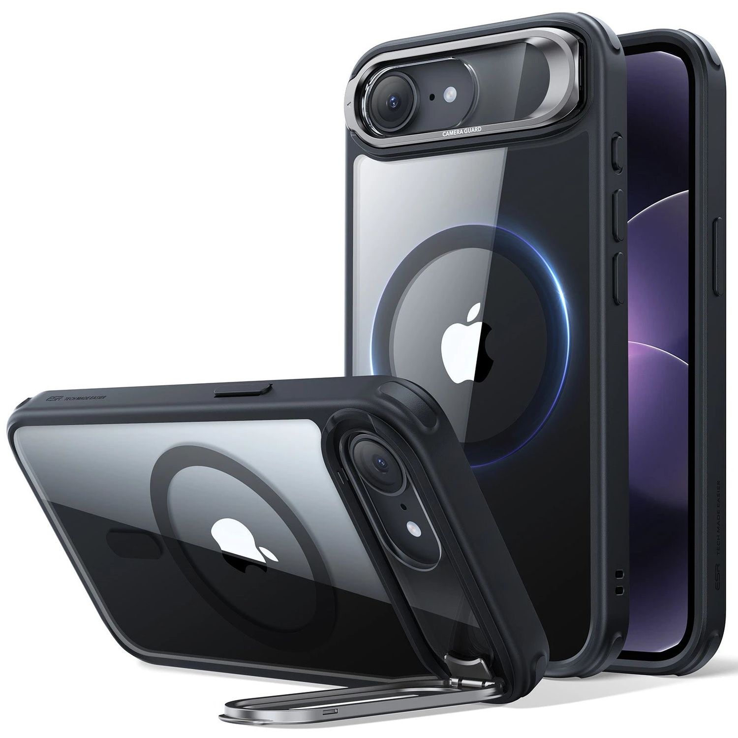ESR iPhone 17 Series Hybrid Magsafe Case w/ Stash Stand (Camera Control)
