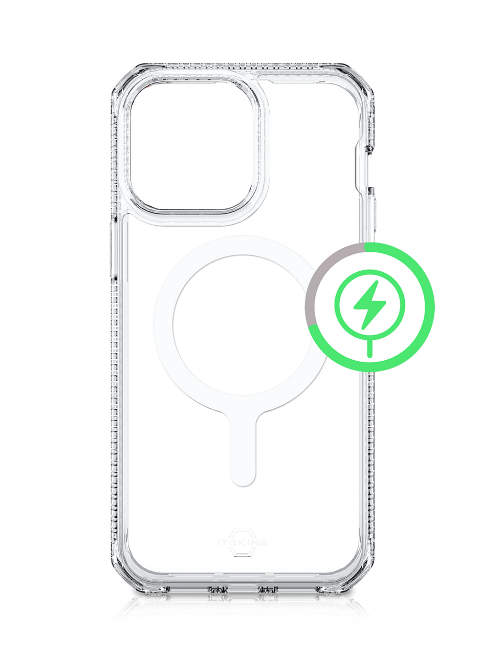 ITSKINS Hybrid R Clear (MagSafe Compatible) for iPhone 14 / 14 Pro / 14 Plus / 14 Pro Max - Transpar