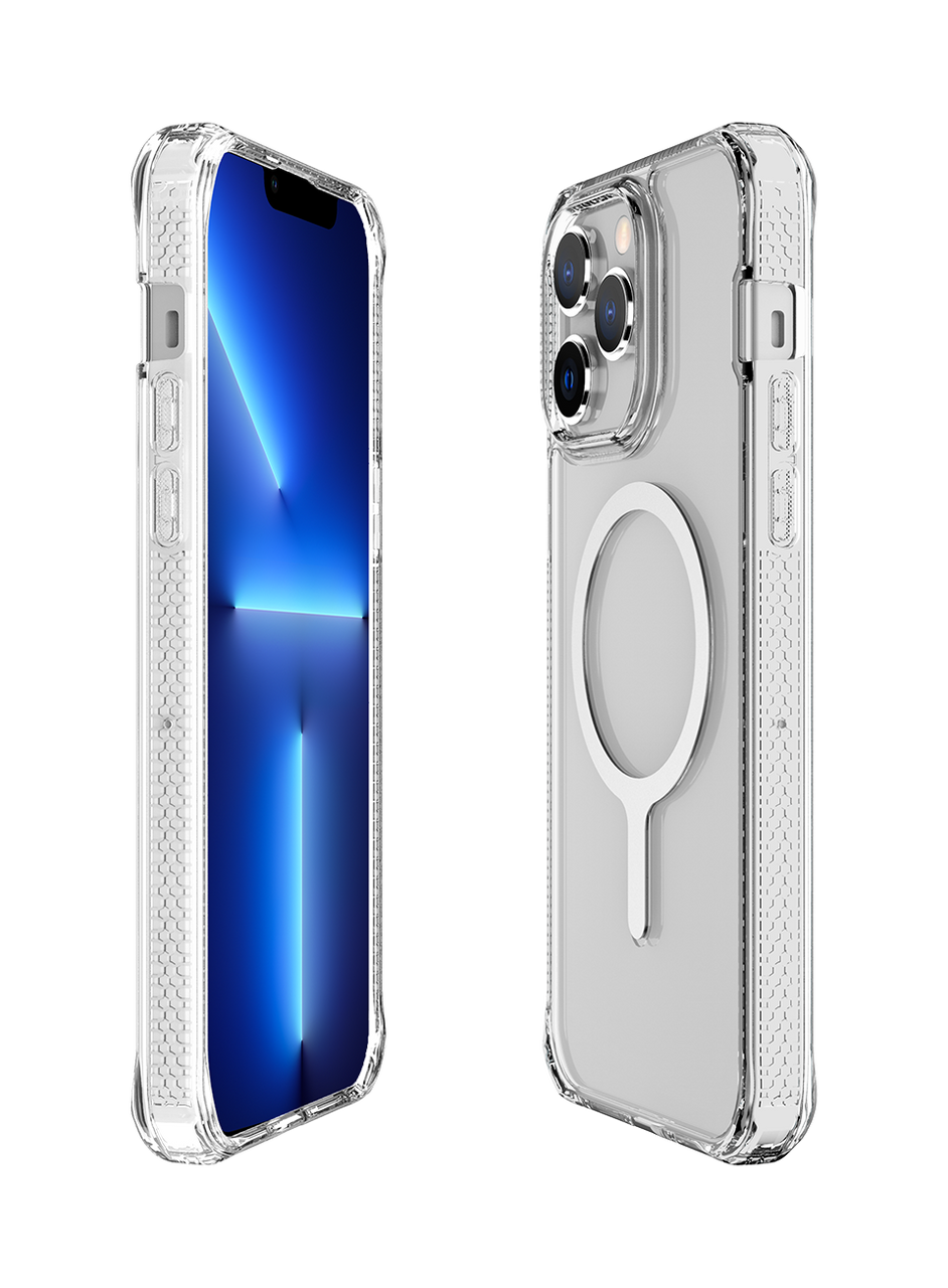 ITSKINS Hybrid R Clear (MagSafe Compatible) for iPhone 14 / 14 Pro / 14 Plus / 14 Pro Max - Transpar