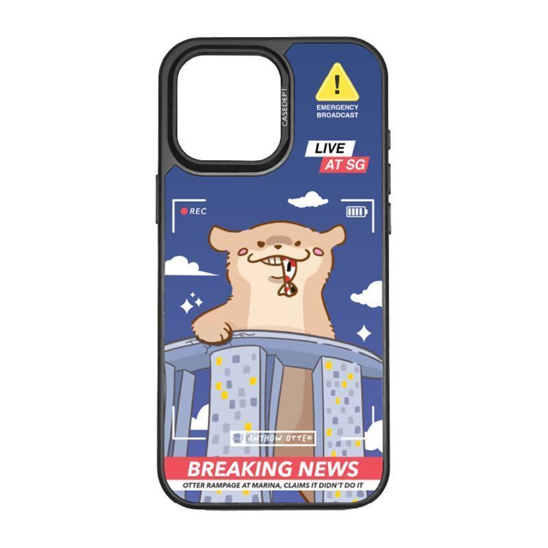 CaseDept. iPhone 16 Pro Max Mirror Case - Black Anyhow Otter Marina Rampage iPhone 16 Pro Max