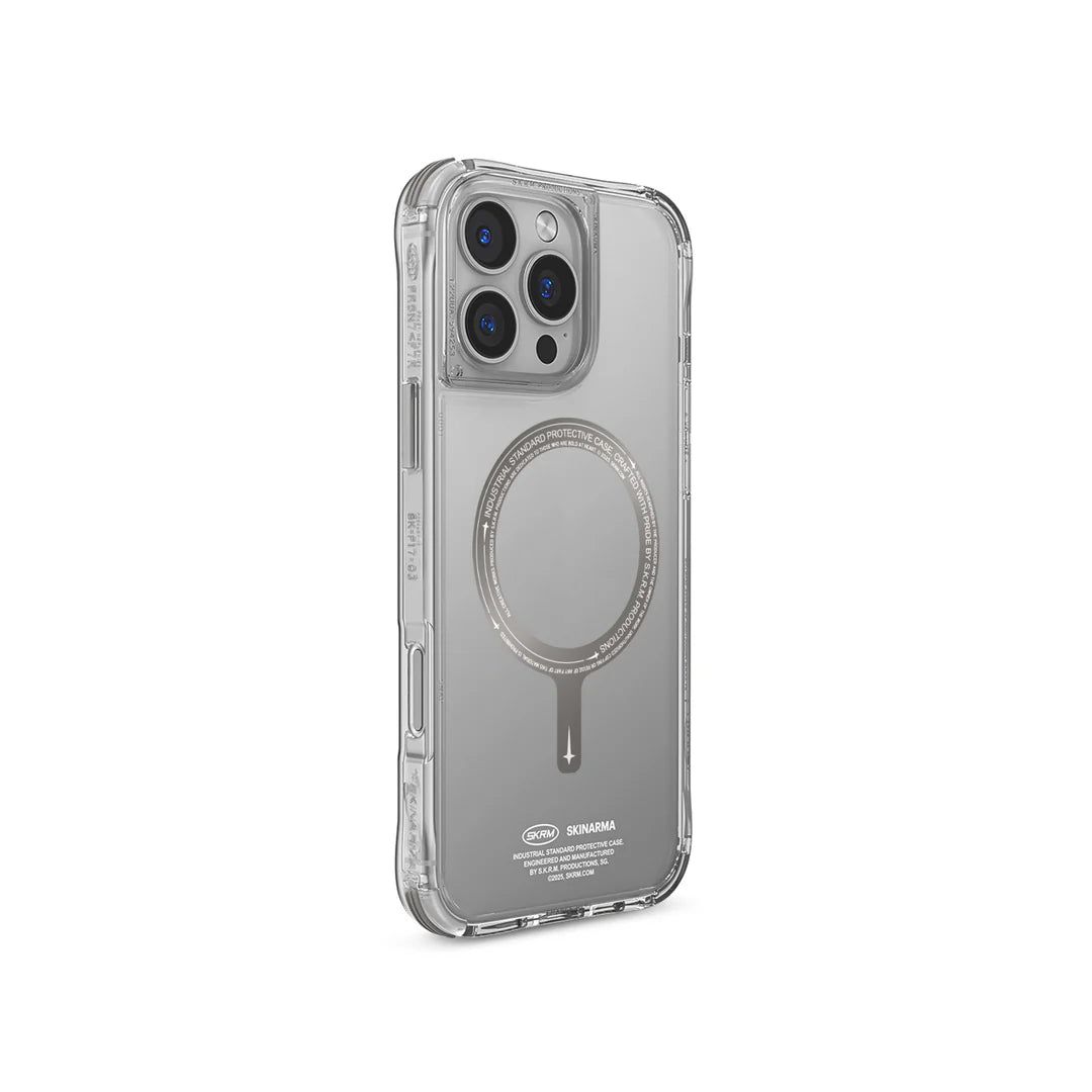 Skinarma iPhone 16 Pro Saido Prime Mag-Charge Back Case - Titanium