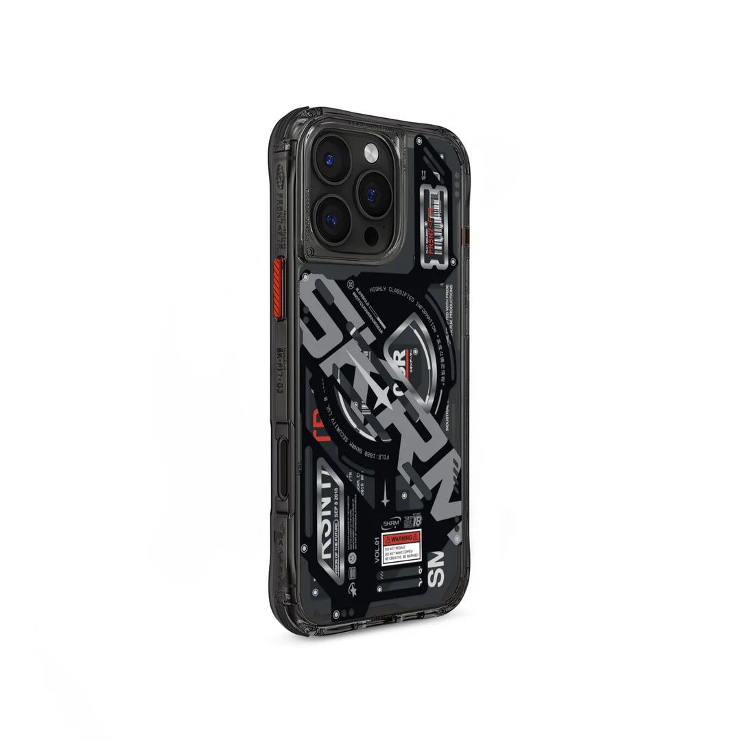 Skinarma iPhone 16 Pro Ekho Mag-Charge Back Case - Black