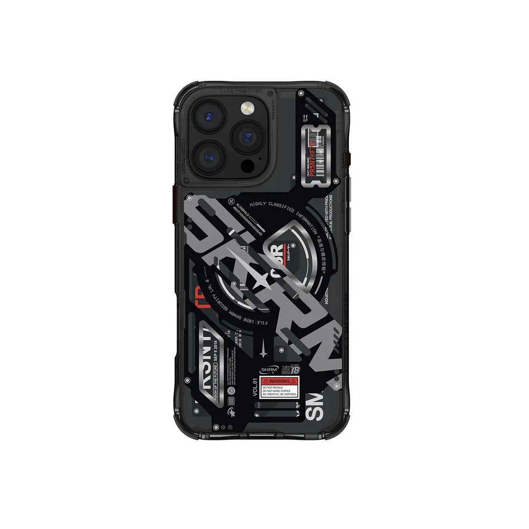 Skinarma iPhone 16 Pro Ekho Mag-Charge Back Case - Black