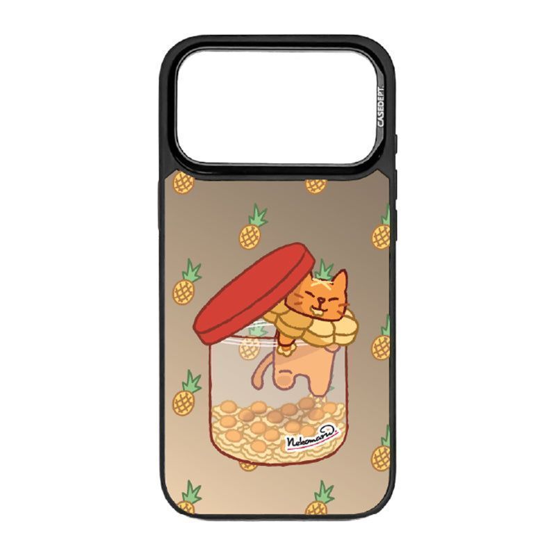 CaseDept. iPhone 17 Pro | 17 Pro Max Matte Mirror Case - Nekomaru Pineapple Tarts iPhone 17 Pro