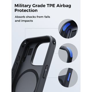 AUKEY PC-UG21 UrbanGuard Elite Magnetic Hard-Shell Case for iPhone 16 / 16 Plus / 16 Pro / 16 Pro Ma
