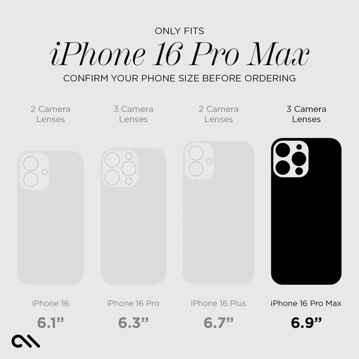Case-Mate iPhone 16 Pro Max Wave MagSafe Case - Soap Bubble