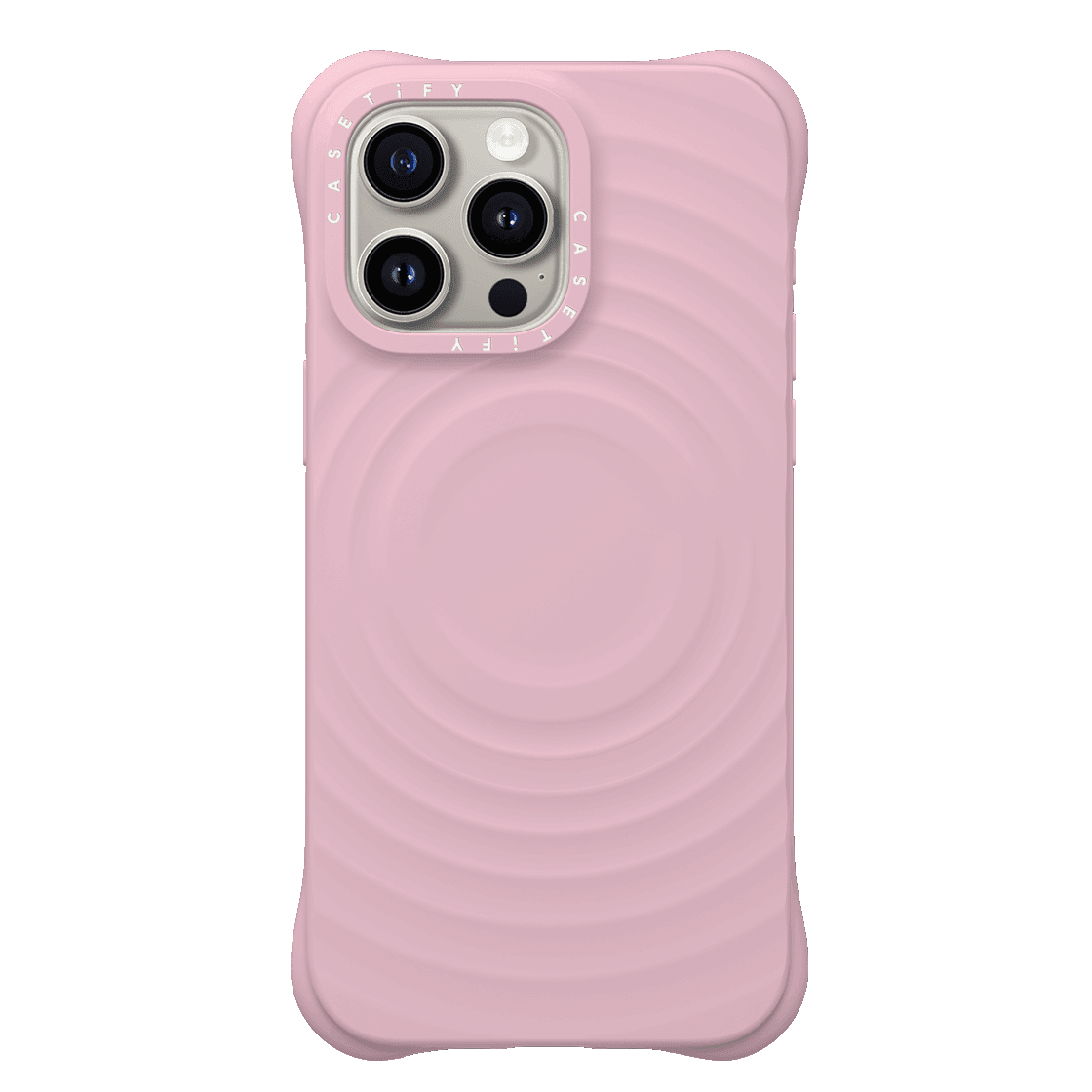 CASETiFY Magsafe The Ripple Case for iPhone 15 Pro Max - Primrose Pink