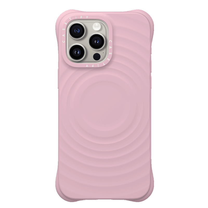 CASETiFY Magsafe The Ripple Case for iPhone 15 Pro Max - Primrose Pink