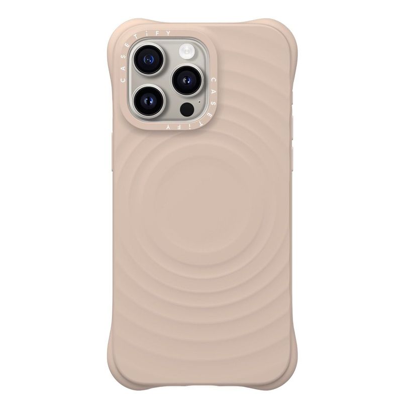 CASETiFY Magsafe The Ripple Case for iPhone 15 Pro Max - Oat