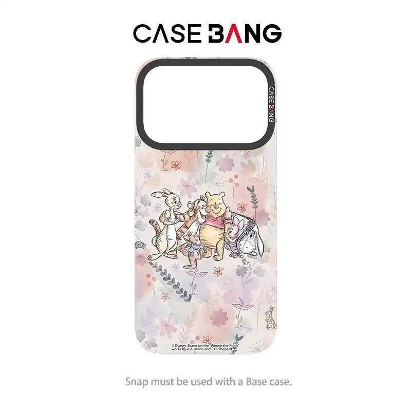 CASEBANG Winnie the Pooh Series - iPhone 17-15 Series | Snap-On Cover Family Hug / iPhone 17 Pro Max