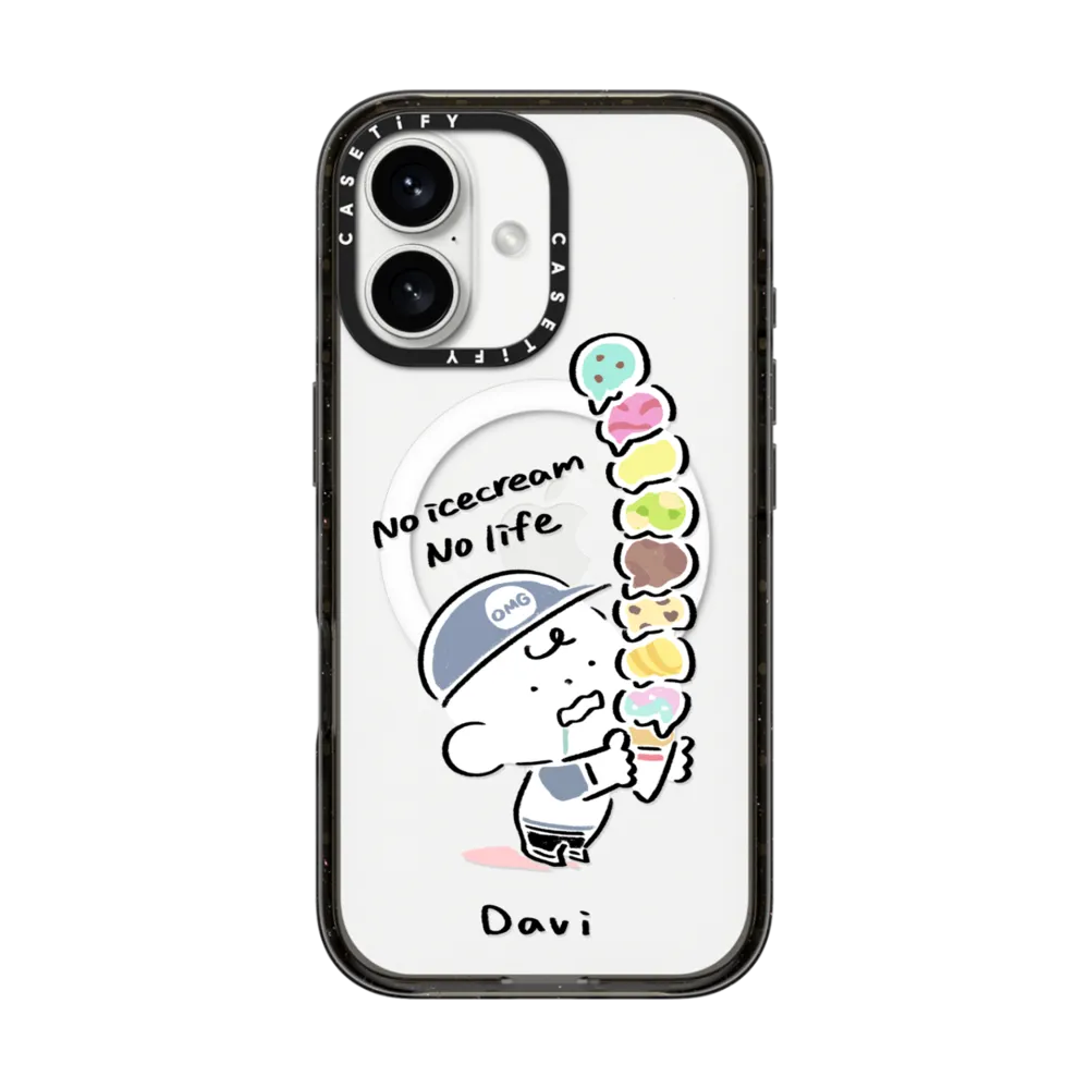 CASETiFY Magsafe Impact Case for iPhone 16 - No Icecream No Life