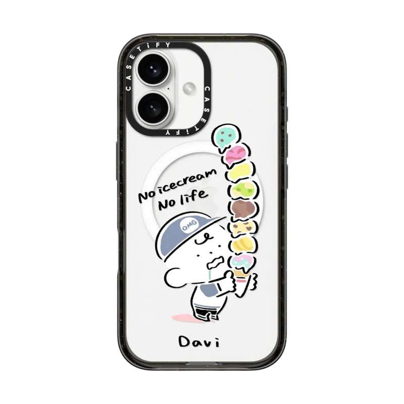 CASETiFY Magsafe Impact Case for iPhone 16 - No Icecream No Life