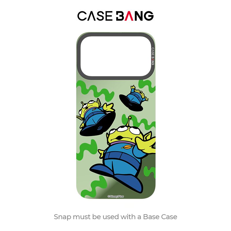 CASEBANG Toy Story Series - iPhone 17-15 Series | Snap-On Cover Only Alien / iPhone 17 Pro Max